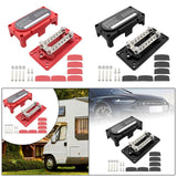Maxbell Bus Bar Power Distribution Block Junction Block for Car Automotive Boat Black