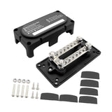 Maxbell Bus Bar Power Distribution Block Junction Block for Car Automotive Boat Black