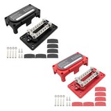 Maxbell Bus Bar Power Distribution Block Junction Block for Car Automotive Boat Black