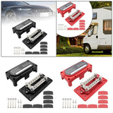 Maxbell Bus Bar Power Distribution Block Junction Block for Car Automotive Boat Black
