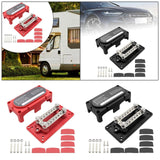 Maxbell Bus Bar Power Distribution Block Junction Block for Car Automotive Boat Black