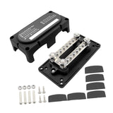 Maxbell Bus Bar Power Distribution Block Junction Block for Car Automotive Boat Black