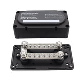 Maxbell Bus Bar Power Distribution Block Junction Block for Car Automotive Boat Black