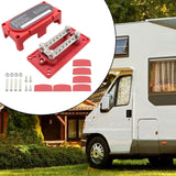 Maxbell Bus Bar Power Distribution Block Junction Block for Car Automotive Boat Red