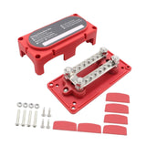 Maxbell Bus Bar Power Distribution Block Junction Block for Car Automotive Boat Red