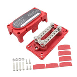 Maxbell Bus Bar Power Distribution Block Junction Block for Car Automotive Boat Red