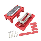 Maxbell Bus Bar Power Distribution Block Junction Block for Car Automotive Boat Red