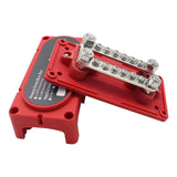 Maxbell Bus Bar Power Distribution Block Junction Block for Car Automotive Boat Red