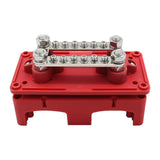Maxbell Bus Bar Power Distribution Block Junction Block for Car Automotive Boat Red