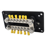 Maxbell Bus Bar Power Distribution Block M10 Stud for Marine Automotive Vehicle Black
