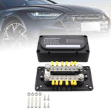 Maxbell Bus Bar Power Distribution Block M10 Stud for Marine Automotive Vehicle Black