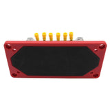 Maxbell Bus Bar Power Distribution Block M10 Stud for Marine Automotive Vehicle Red