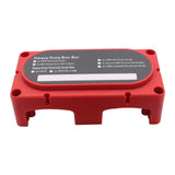 Maxbell Bus Bar Power Distribution Block M10 Stud for Marine Automotive Vehicle Red