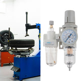 Maxbell Tire Changer Oil Water Separator Tire Repair Tool Sturdy with Pressure Gauge