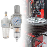 Maxbell Tire Changer Oil Water Separator Tire Repair Tool Sturdy with Pressure Gauge