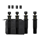 Maxbell 4Pcs Adjustable Automatic Tire Deflation Valves Screw on Tyre Air Down Tools