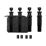 Maxbell 4Pcs Adjustable Automatic Tire Deflation Valves Screw on Tyre Air Down Tools