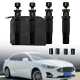 Maxbell 4Pcs Adjustable Automatic Tire Deflation Valves Screw on Tyre Air Down Tools