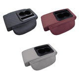 Maxbell Car Armrest Cushion Multifunctional Car Armrest Box Cover for Suvs Auto Black