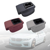 Maxbell Car Armrest Cushion Multifunctional Car Armrest Box Cover for Suvs Auto Black