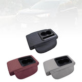 Maxbell Car Armrest Cushion Multifunctional Car Armrest Box Cover for Suvs Auto Black