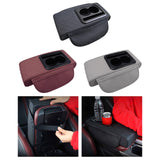 Maxbell Car Armrest Cushion Multifunctional Car Armrest Box Cover for Suvs Auto Black