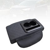 Maxbell Car Armrest Cushion Multifunctional Car Armrest Box Cover for Suvs Auto Black
