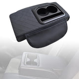 Maxbell Car Armrest Cushion Multifunctional Car Armrest Box Cover for Suvs Auto Black