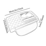 Maxbell Car Armrest Cushion Multifunctional Car Armrest Box Cover for Suvs Auto Grey