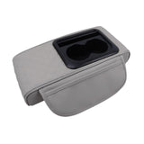 Maxbell Car Armrest Cushion Multifunctional Car Armrest Box Cover for Suvs Auto Grey