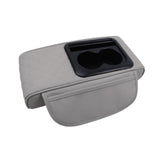 Maxbell Car Armrest Cushion Multifunctional Car Armrest Box Cover for Suvs Auto Grey