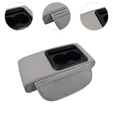 Maxbell Car Armrest Cushion Multifunctional Car Armrest Box Cover for Suvs Auto Grey