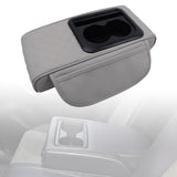 Maxbell Car Armrest Cushion Multifunctional Car Armrest Box Cover for Suvs Auto Grey