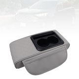 Maxbell Car Armrest Cushion Multifunctional Car Armrest Box Cover for Suvs Auto Grey