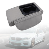 Maxbell Car Armrest Cushion Multifunctional Car Armrest Box Cover for Suvs Auto Grey