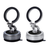 Maxbell Vacuum Magnetic Phone Holder Suction Cup Phone Mount for Fitness Mirror Gray