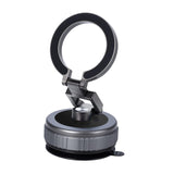 Maxbell Vacuum Magnetic Phone Holder Suction Cup Phone Mount for Fitness Mirror Gray