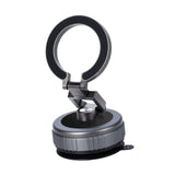 Maxbell Vacuum Magnetic Phone Holder Suction Cup Phone Mount for Fitness Mirror Gray