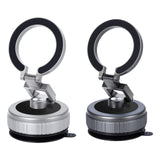 Maxbell Vacuum Magnetic Phone Holder Suction Cup Phone Mount for Fitness Mirror Gray