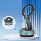 Maxbell Vacuum Magnetic Phone Holder Suction Cup Phone Mount for Fitness Mirror Silvery