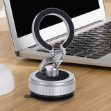 Maxbell Vacuum Magnetic Phone Holder Suction Cup Phone Mount for Fitness Mirror Silvery
