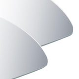 Maxbell 2x Blind Spot Mirrors Parts Auxiliary Mirrors for Truck Automotive Suvs Fan Shaped