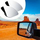 Maxbell 2x Blind Spot Mirrors Parts Auxiliary Mirrors for Truck Automotive Suvs Fan Shaped