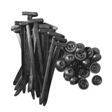 Maxbell 2x20x Nylon Cable Ties Replace Universal Cable Management Straps Car Accessory