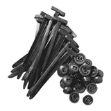 Maxbell 2x20x Nylon Cable Ties Replace Universal Cable Management Straps Car Accessory