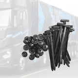 Maxbell 2x20x Nylon Cable Ties Replace Universal Cable Management Straps Car Accessory