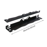 Maxbell 2Pcs Car Wheel Toe Alignment Tool Plate Accessories Saving Space Sturdy Iron Black