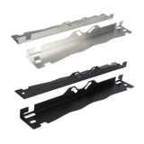 Maxbell 2Pcs Car Wheel Toe Alignment Tool Plate Accessories Saving Space Sturdy Iron Black