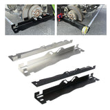 Maxbell 2Pcs Car Wheel Toe Alignment Tool Plate Accessories Saving Space Sturdy Iron Black