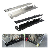 Maxbell 2Pcs Car Wheel Toe Alignment Tool Plate Accessories Saving Space Sturdy Iron Black